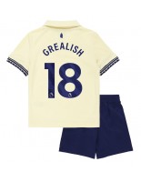 Everton Jack Grealish #18 Venkovní dres pro děti 2025-26 Krátký Rukáv (+ trenýrky)